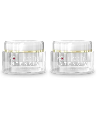 Kollagen Intensive Collagen Renewal Anti-Aging Wrinkle Cream (2 Ounce) 2 Pack Reduces Photoaging