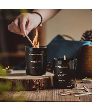 Luxury Aromatherapy Candles - Natural Soy Blend for Stress Relief & Meditation | White Tea Scent - Buy Online on GoSupps.com