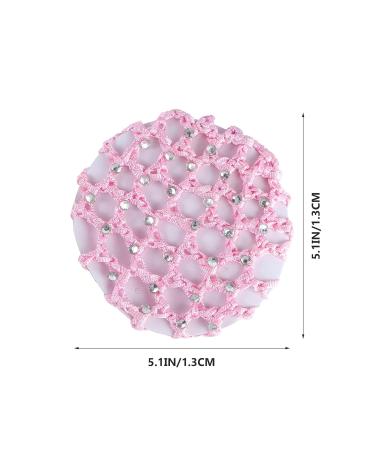 Lurrose 10pcs Pearl Bun Cover - Colorful Elastic Crochet Hair Net for Girls & Women | Perfect Ballet Bun Accessory - Buy Online on GoSupps.com