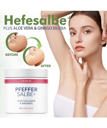 Pepper Ointment for Browning - Active Rich Formula with Collagen & Argan Oil - 100ml (2PCS) - Enhance Skin Vitality - Buy Online on GoSupps.com