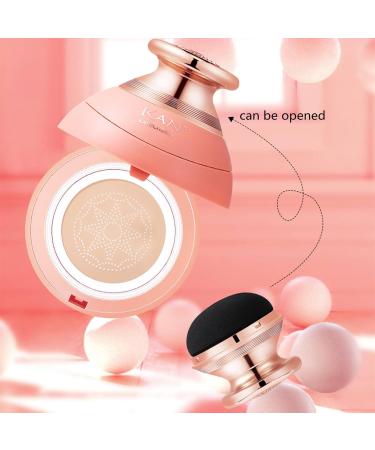 Mushroom Head Air Cushion CC Cream 15ml - Full Coverage Concealer for Natural Nude Makeup - Oil Control & Moisturizing BB Cream Foundation (1#Ivory White) - Buy Online on GoSupps.com