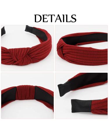 TOBATOBA 10-Piece Women's Knotted Headband Set - Non-Slip Floral & Solid Color Turbans - Stylish Hair Accessories - Buy Online on GoSupps.com
