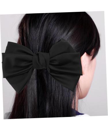 FRCOLOR Bow Hairpin Bride Hair Bow Elegant Hair Bow Bridal Headpieces for Wedding Back Hair Bow Holiday Hair Pins French Hair Clips Hair Bow Clips Baby Bow Tie Items Fabric (cotton) 24x14cm Black - Buy Online on GoSupps.com