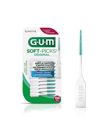 GUM-6505R Soft-Picks Advanced Dental Picks  90 Count & 6326RA Soft-Picks Original Dental Picks  150 Count 90 Count Dental Picks + Dental Picks  150 Count - Buy Online on GoSupps.com