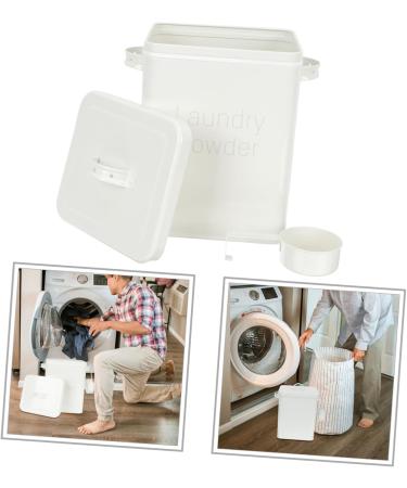 Didiseaon 2pcs Box Refillable Containers Laundry Holder Condensate Beads Bucket Dispenser Iron White 1 count (Pack of 1) Whitex2pcs - Buy Online on GoSupps.com