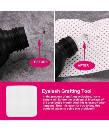 Cosmetic Cleaning Non-Woven Fabric Wipes - Eyelash Extension & Nail Removal Pads | International Shipping Available - Buy Online on GoSupps.com