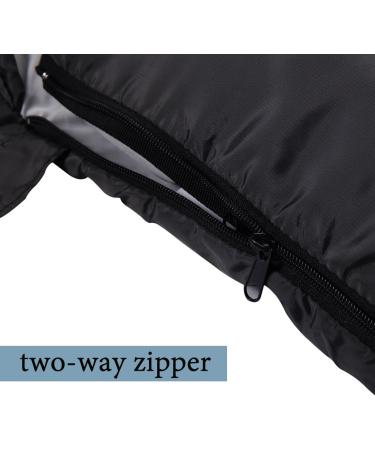 FARLAND 20 Sleeping Bag for Adults Teens Kids | Lightweight & Waterproof 3-4 Season Camping, Hiking, Backpacking | Portable with Compression Sack | Dark Grey - Buy Online on GoSupps.com