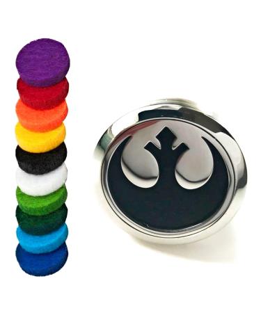 FIKA Star Wars Rebellion Car Vent Clip Air Freshener Diffusers Locket Aromatherapy Essential Oils (Car Diffuser)