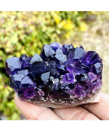 Home 100-160g Natural Dream Amethyst Quartz Crystal Cluster Specimen Crystal Cluster (Size : 140-160g) - Buy Online on GoSupps.com
