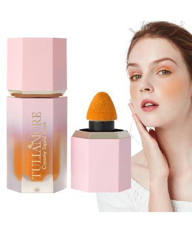 Liquid for Cheeks | Cream Makeup for Super Dewy Liquid Look for Long-Wearing Natural Look Cream Face Cheek and Lip Color for Women Fanelod 02#