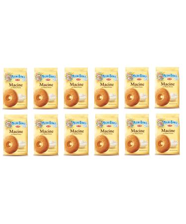 12x Mulino Bianco biscuits Macine 350g Italy biscuits cookies cake brioche eggs 350 g (pack of 12)