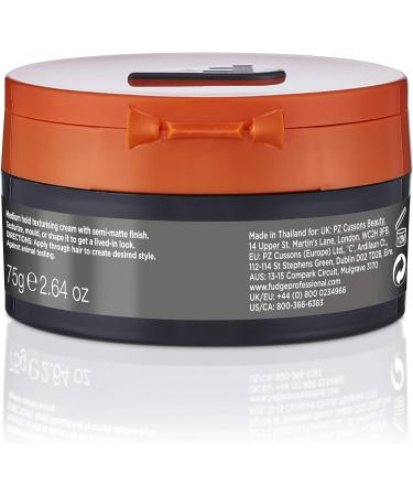 Fudge Professional Hair Shaper Wax for Men - Medium Hold Texturizing Hair Cream - Matte Finish - 75g - Buy Online on GoSupps.com