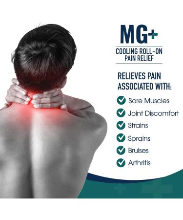MARS WELLNESS MG+ Cooling Roll on Pain Relief (3 oz) - Fast Acting 5% Menthol & Arnica Roll-On for Aches, Sore Muscles - Magnesium Infused - Topical Pain Relief - 1 Pack - Buy Online on GoSupps.com
