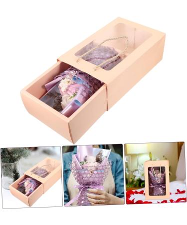Angoily Rose Gift Box Decorative Soap Flower Birthday Bouquet Flower Bouquet Soap Flower for Women Soap Rose Bouquet The Gift Gifts Artificial Purple Miss Decorate 27X16CM Purple - Buy Online on GoSupps.com