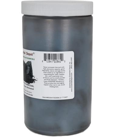 Essential Depot Activated Charcoal Powder 10 oz - Natural Detoxifying Agent - Buy Online on GoSupps.com