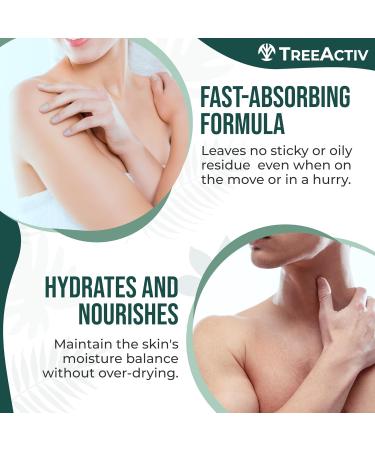 TreeActiv Body & Back Acne Treatment - 2% Salicylic Acid Spray for Cystic Acne Relief | Effective Bacne Spray for Teens & Adults (8 fl oz - Buy Online on GoSupps.com