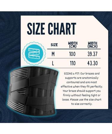 Adjustable Back Brace for Lower Back Pain Relief - Support Belt for Men & Women | Herniated Disc Scoliosis & Sciatica Relief (Medium - Buy Online on GoSupps.com