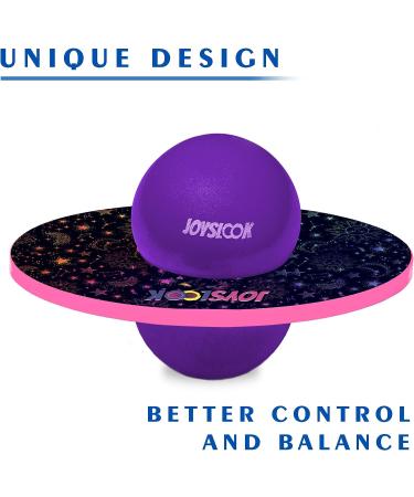 Pogo Ball Balance Board - Fun Hopper for Kids and Adults | Easter Gift | Ages 6+ | Dark Night - Buy Online on GoSupps.com