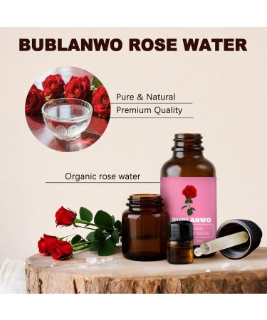 Organic Rose Water Toner Spray for Face Skin Care Soaps Skin Hydration Bath Facial Mist Toner 118 ml - Buy Online on GoSupps.com