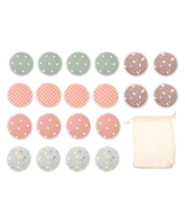 1 set of cleaning pad from eyes make-up remover cotton pads to remove removal cotton pads reusable slowdown pads with bracket round fabric pad natural