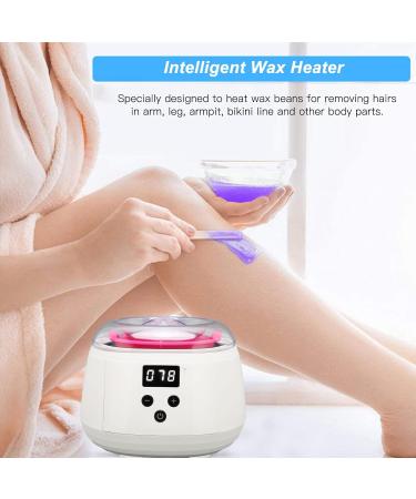 100-W Wax Warmer - Professional 500ml Hair Removal Device with Silicone Wax | Easy to Use LED Hard Wax Warmer (100-240V) - Buy Online on GoSupps.com