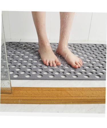 Alipis 1pc Bath Mats for Tub Floor+mats+for+Home Suction Bathroom Mat Bathtub Mat Carpet Sucker Square Grey 75*43cm - Buy Online on GoSupps.com