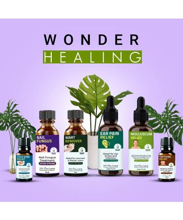 Ear Pain Relief Drops - Natural Solution for Ear Aches, Infections, Swimmer's Ear - Safe for Adults, Children & Pets - 30ml - Buy Online on GoSupps.com