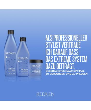 Redken Extreme Strength Builder Plus Mask - Repair Damaged Hair Anti-Hair Breakage Treatment 250ml | All Hair Types Care - Buy Online on GoSupps.com