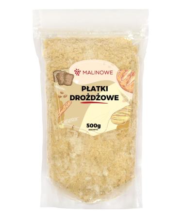 Malinowe yeast flakes 500g Yeast inactive natural yeast flakes - Buy Online on GoSupps.com
