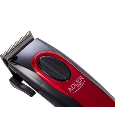 ADLER AD2825 Hair Clipper - Glossy Red Steel Design Multi-Colour One Size | International Shipping Available - Buy Online on GoSupps.com