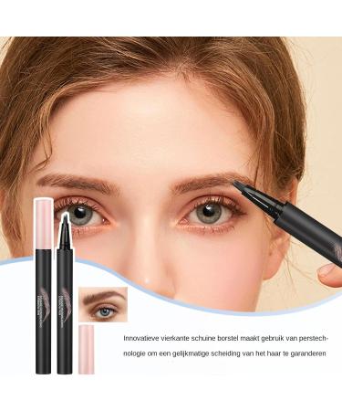 Dmuzsoih Brow Definer Pencil Multitip Eyebrow PencilWaterproof Liquid Pen with Angled Brush High Pigment Eyebrow Definer Pencil with Smudge Resistant Cosmetic for Working and Gathering 03 - Buy Online on GoSupps.com