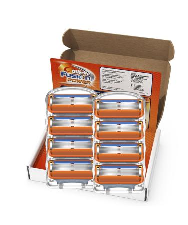 Gillette Fusion Power Men's Razor Blade Refills 8 Refills
