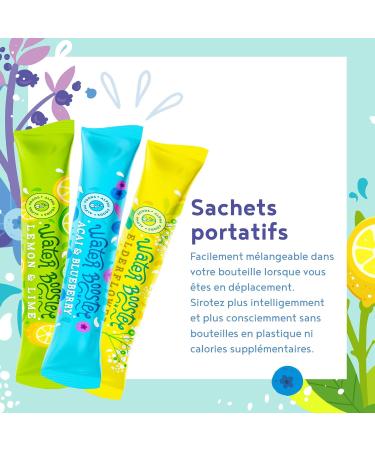 Water Booster drink mix - powder for drink to taste and vitamin C - naturally delicious low in calories - 12x2.5 g powder to dissolve in water - Buy Online on GoSupps.com