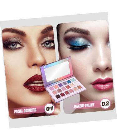 WOONEKY 1pc 15 Portable Eyeshadow Compact Eyeshadow Palette Cosmetic Eye Shadows Cosmetic Pallet - Buy Online on GoSupps.com