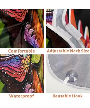 Chameleon Beard Bib Apron | Beard Hair Catcher for Men | Perfect Gifts for Dad Fathers Day Anniversary Christmas | Includes 2 Suction Cups - Buy Online on GoSupps.com