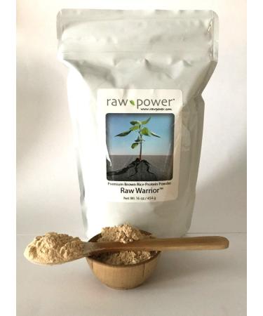 Raw Warrior Brown Rice Protein Powder, Raw Power (16 oz, Premium) - Buy Online on GoSupps.com