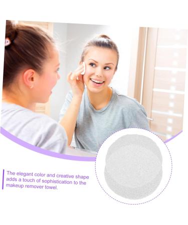 Mikinona Makeup Remover Cotton Towel Face Cloths Eye Makeup Remover Pads Make up Removers Wash Cloth Reusable Make up Removers Cleaning Cloth Makeup Remover Wipes Makeup Cloth White - Buy Online on GoSupps.com