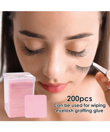  Generisch Pack of 200 nail polish cleaning wipes - Soft square wipes - For eyelash glue nail polish remover - Buy Online on GoSupps.com