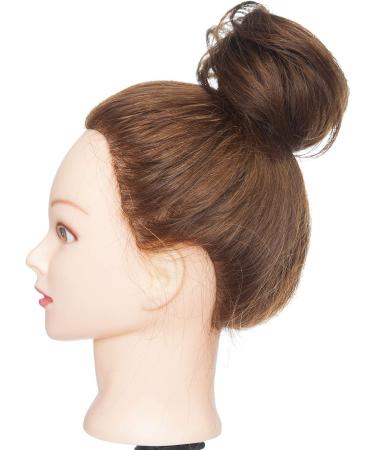 SEGO Human Hair Scrunchies for Women Messy Hair Buns Hairpiece #4 Medium Brown 100% Real Remy Updo Scrunchies Donut Hair Extensions Chignons Straight (23g) Straight #4 Medium Brown - Buy Online on GoSupps.com