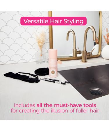 Milano Illusions Kit Includes Blond-ish Hair Color Powder Spray Protector Band Spray Removal Band Two Spoolie Hairline Brushes Storage Bag Kit Hair Color Powder Spray - Blondish - Buy Online on GoSupps.com