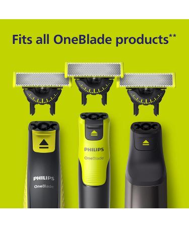 Philips OneBlade Replacement Blade x3 - New, 360 Design for Precision Grooming - Buy Online on GoSupps.com