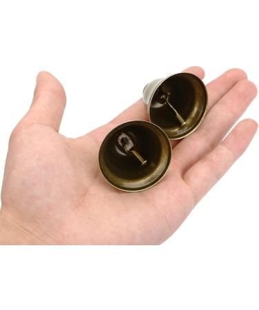Eowpower 20Pack 38mm Vintage Bronze Jingle Bells for Dog Doorbell Training & Wind Chimes - Buy Online on GoSupps.com