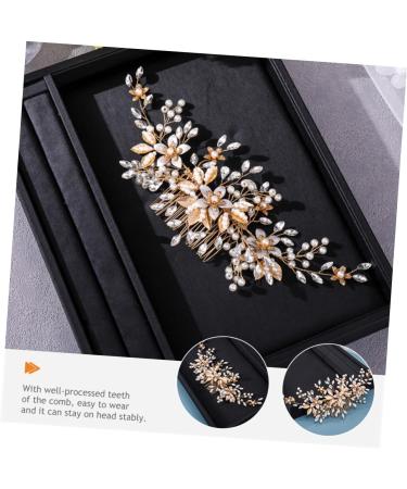 Healeved Headgear Wedding Pearl Hair Comb Bridal Hair Decor Bride Headdress Wedding Headdress Wedding Hair Accessories for Brides Wedding Hair Comb Wedding Bridal Hair Comb Bride Hair Comb - Buy Online on GoSupps.com