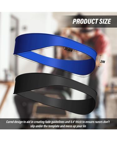 Headband for DIY Haircuts - Silicone Hair Cutting Tool (Black & Red) for Clean Shaving at Home - Buy Online on GoSupps.com