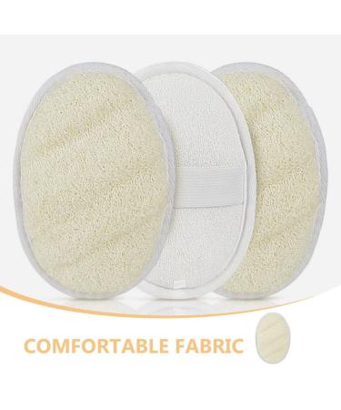 3pcs Exfoliating Loofah Body Wash Scrubbers | Shower Loofah Pads for Glowing Skin | International Shipping - Buy Online on GoSupps.com