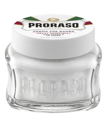 Proraso Pre-Shave Conditioning Cream for Men - Sensitive Skin with Oatmeal & Green Tea - 3.6 oz - Buy Online on GoSupps.com