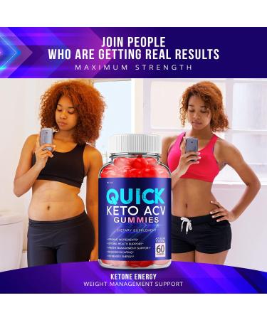 Quick Keto ACV Gummies - Advanced Formula for Faster Results (60 Gummies) - Buy Online on GoSupps.com