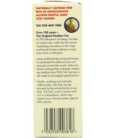  Tick Tock Tick Tock Feuilles mobiles Rooibos - Bio | 8 x 100 g - Buy Online on GoSupps.com