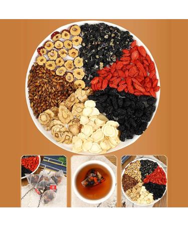 Kidney Tea Formula Ginseng Six Treasure Tea Ginseng Five TreasureTea Herbal Tea for Men Individually Wrapped 20 Sachets 3 - Buy Online on GoSupps.com