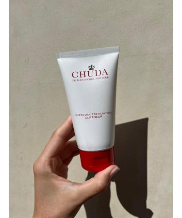 CHUDA Exfoliating Cleanser - Natural Hydrating Facial Cleanser & Makeup Remover for All Skin Types - 150ml - Buy Online on GoSupps.com